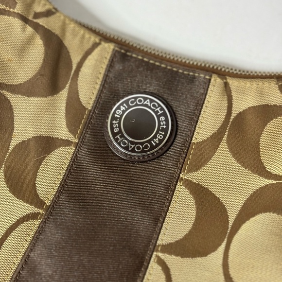 COACH SIGNATURE HOBO SHOULDER HANDBAG - Picture 3 of 14